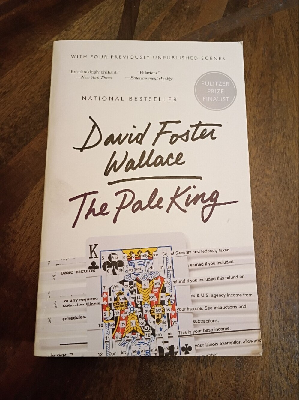 The Pale King Paperback Novel 2012 Reader's Pick Literary Fiction Pulitzer Final